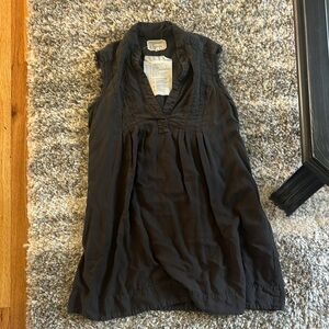 Current Elliott The Craftsman Smock Dress Pockets Belted Size 1